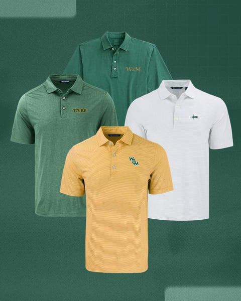 Shop William & Mary Polos and Dress Shirts