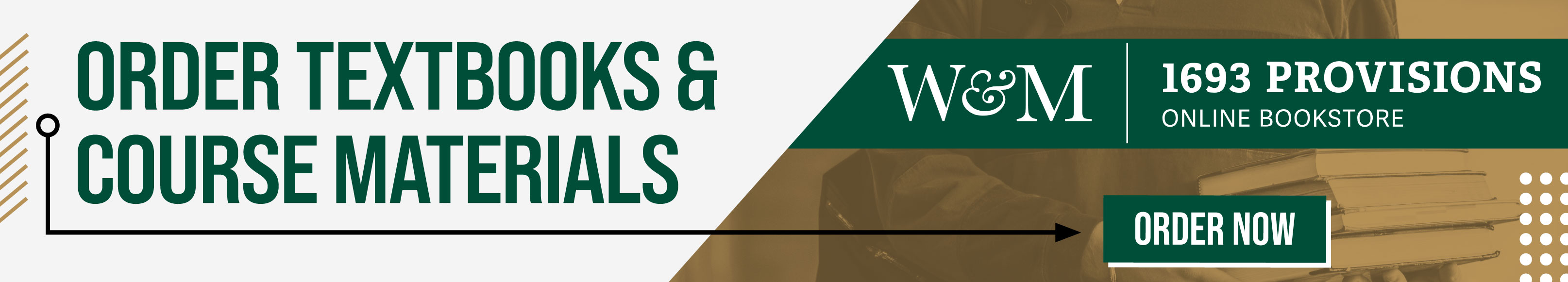 Order textbooks & course materials | Order now